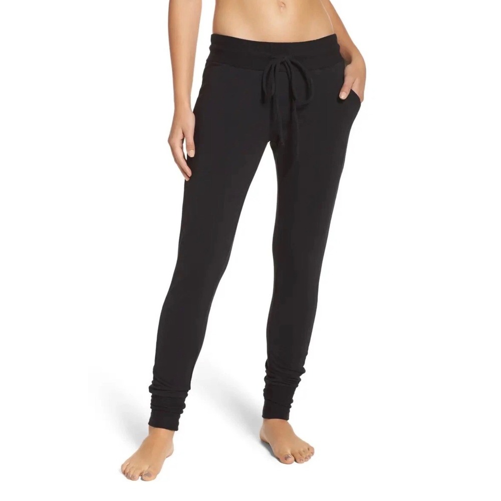Free People Movement Sunny Skinny Sweatpants Black Joggers Size M